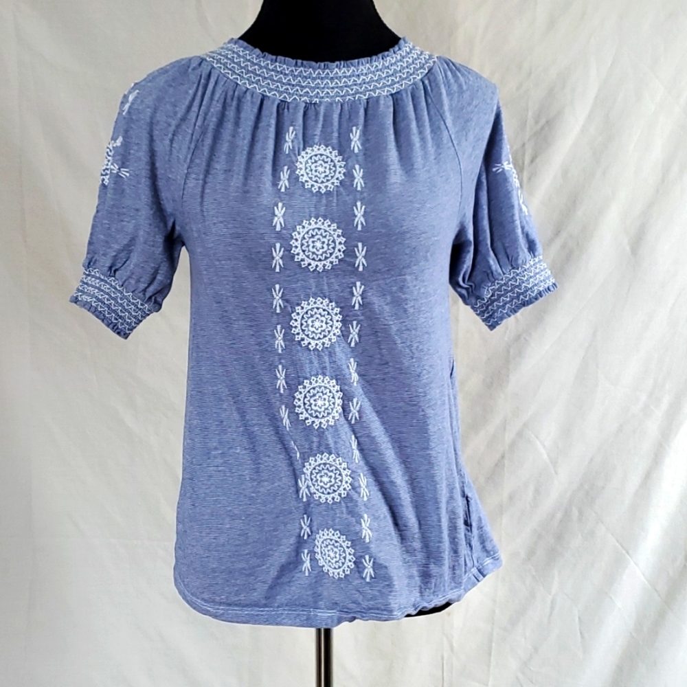 Primark Embroidered Top, Size 4